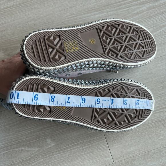 Nan-ku x Free People Cruise Studded Hi-Top Sneakers 38 US 8 Mellow Mauve NEW - Picture 13 of 14